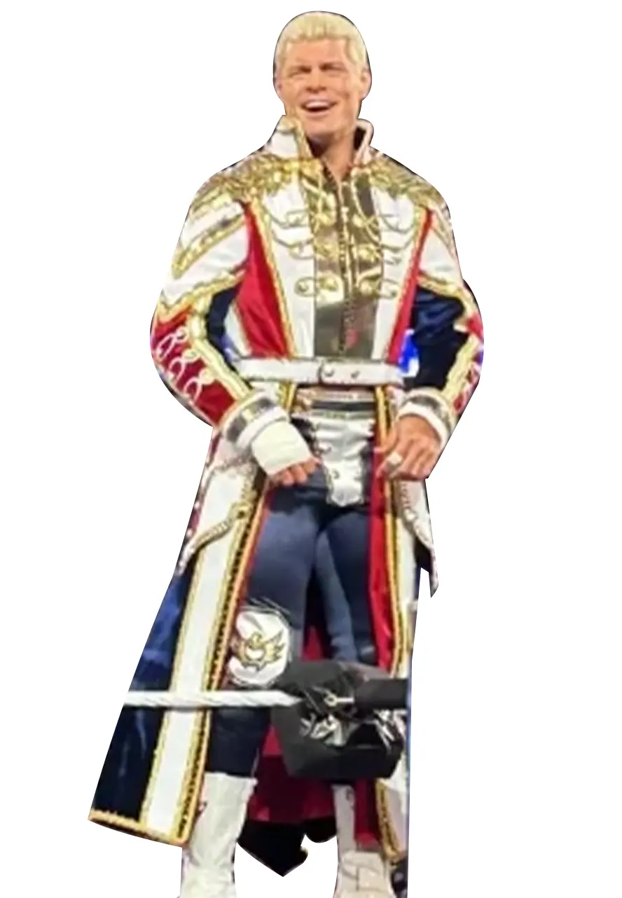 WWE Cody Rhodes Trench Coat WWE Cody Rhodes Trench Coat - Image 2