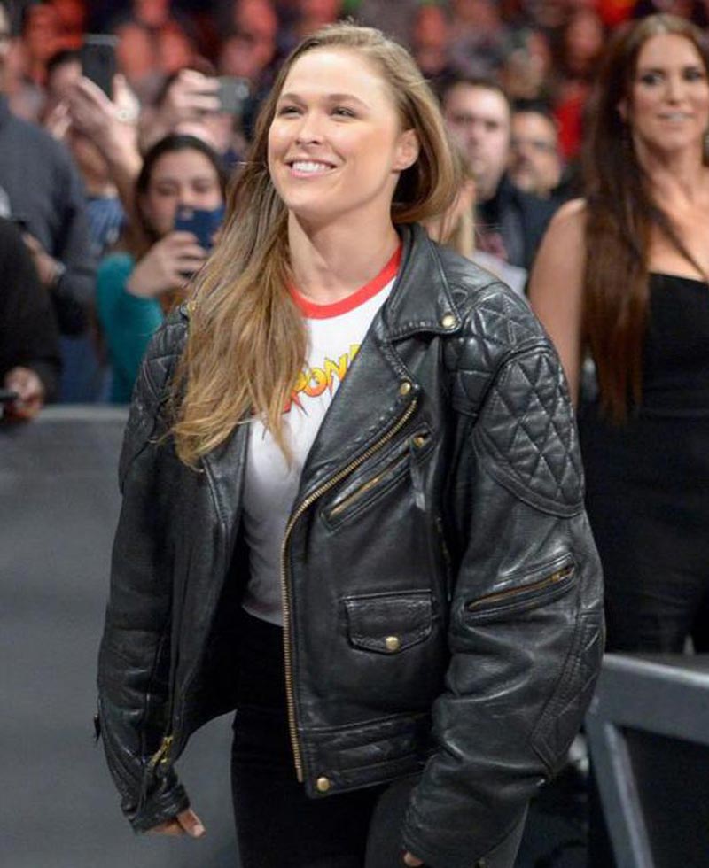 Royal Rumble Ronda Rousey Leather Jacket Royal Rumble Ronda Rousey Leather Jacket - Image 3