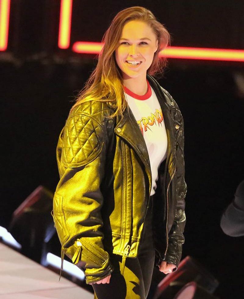 Royal Rumble Ronda Rousey Leather Jacket Royal Rumble Ronda Rousey Leather Jacket - Image 2