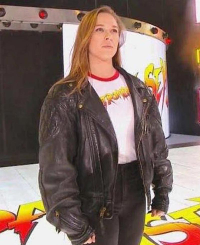 Royal Rumble Ronda Rousey Leather Jacket Royal Rumble Ronda Rousey Leather Jacket - Image 6