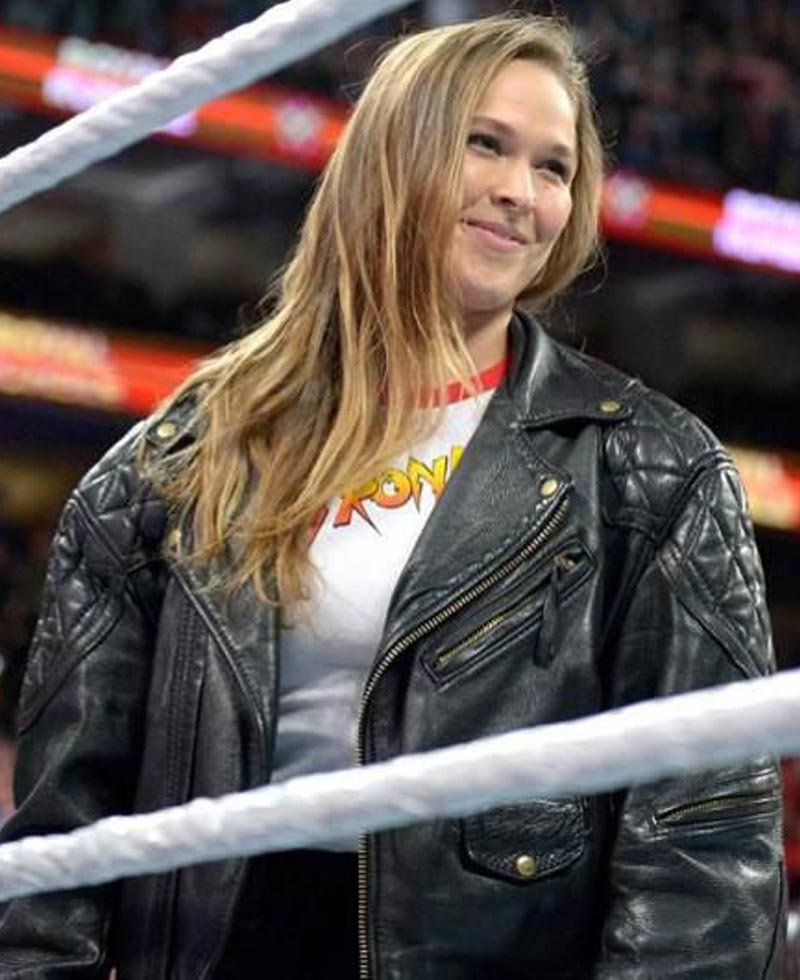 Royal Rumble Ronda Rousey Leather Jacket Royal Rumble Ronda Rousey Leather Jacket - Image 4