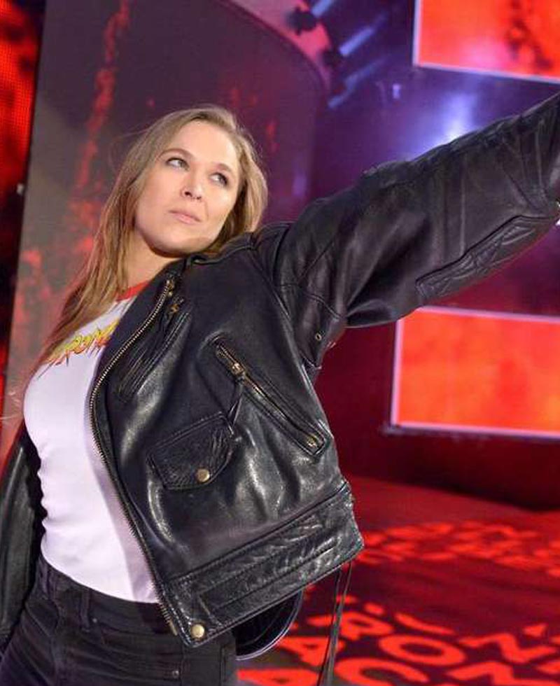 Royal Rumble Ronda Rousey Leather Jacket Royal Rumble Ronda Rousey Leather Jacket - Image 5