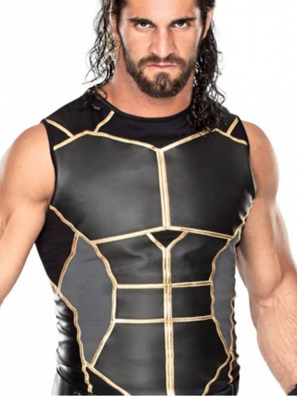 WWE Seth Rollins Leather Vest