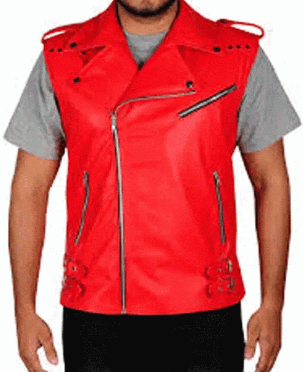 Shinsuke Nakamura Red Leather Vest