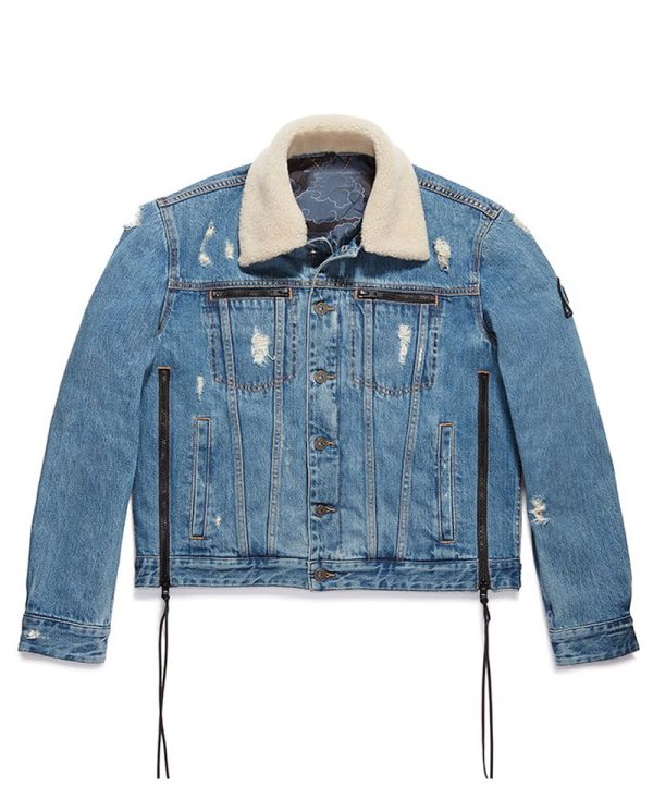 Michael B Jordan Naruto Denim Jacket