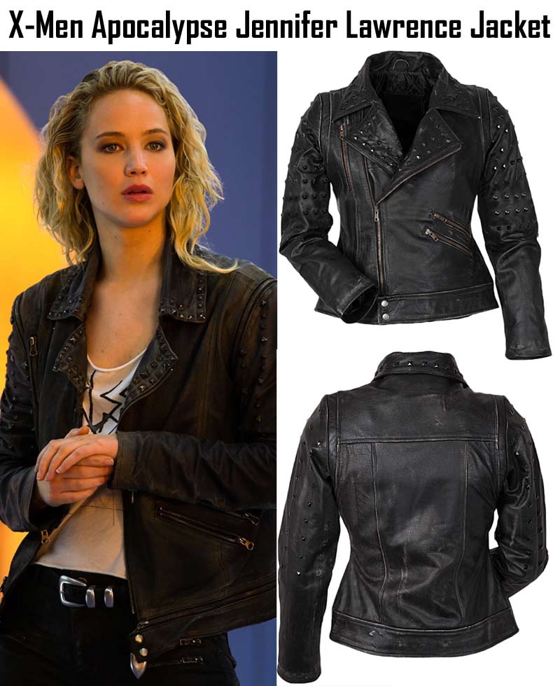 Jennifer Lawrence X-Men Apocalypse Raven Jacket Jennifer Lawrence X-Men Apocalypse Raven Jacket - Image 4