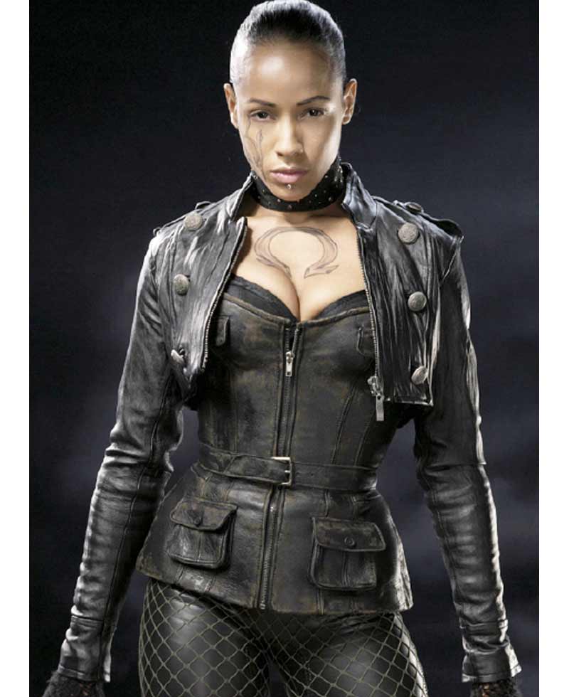 X-Men The Last Stand Dania Ramirez Cropped Jacket X-Men The Last Stand Dania Ramirez Cropped Jacket - Image 4