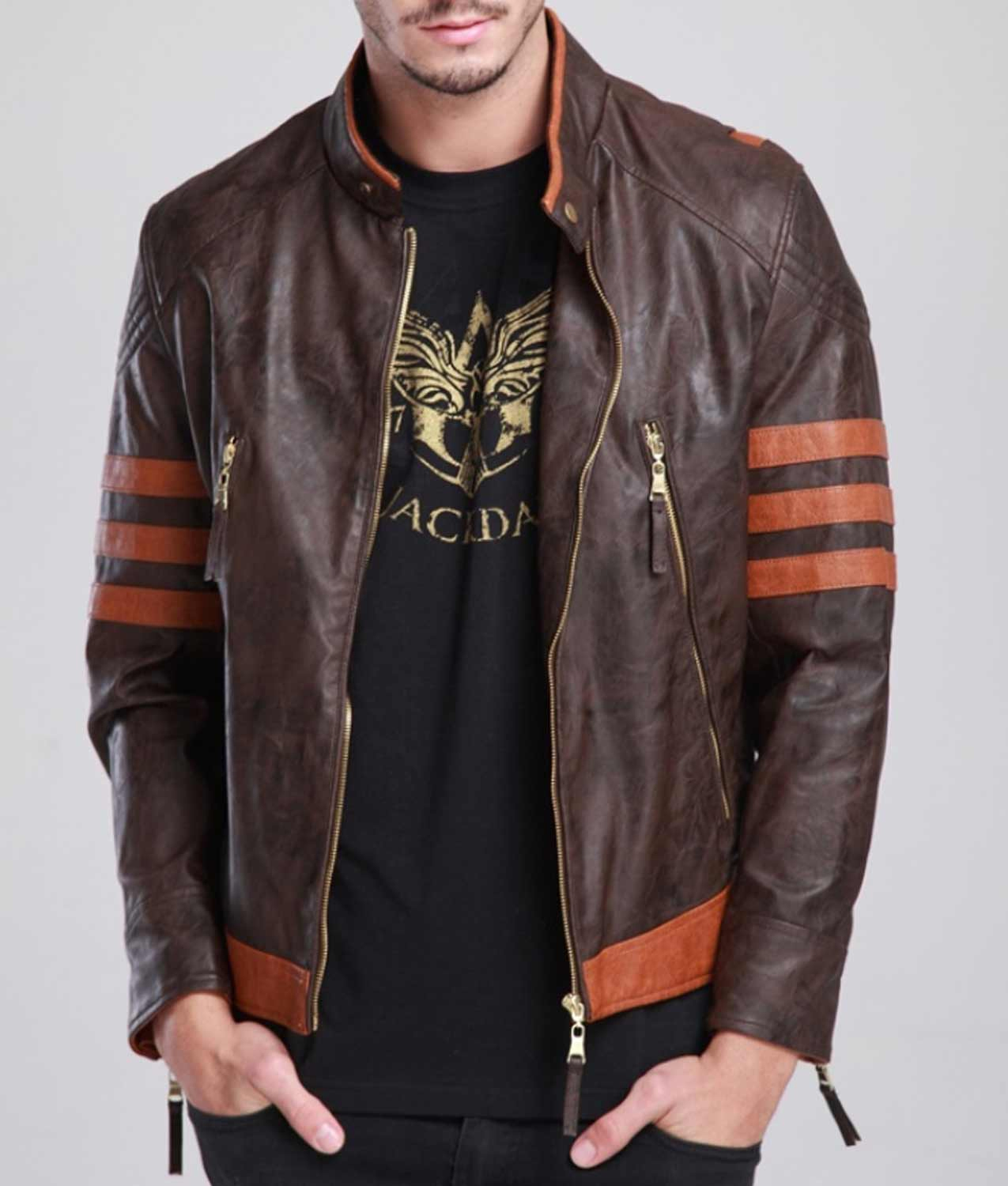 X Men Wolverine Hugh Jackman Jacket X Men Wolverine Hugh Jackman Jacket - Image 4