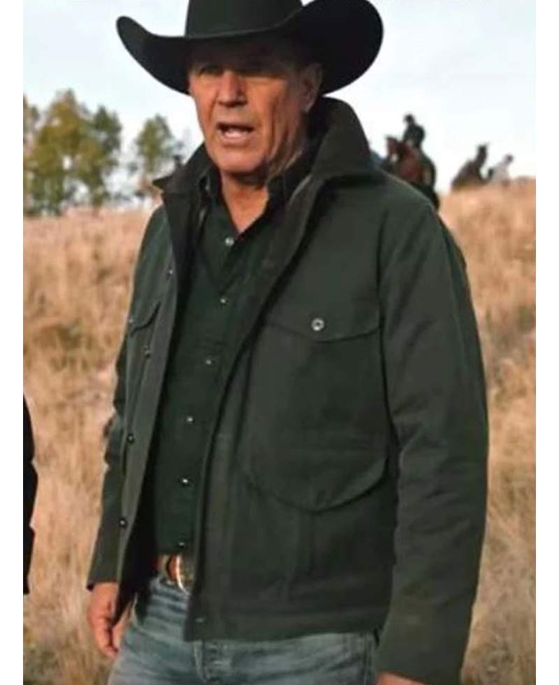 Yellowstone S02 Kevin Costner Grey Jacket Yellowstone S02 Kevin Costner Grey Jacket - Image 2