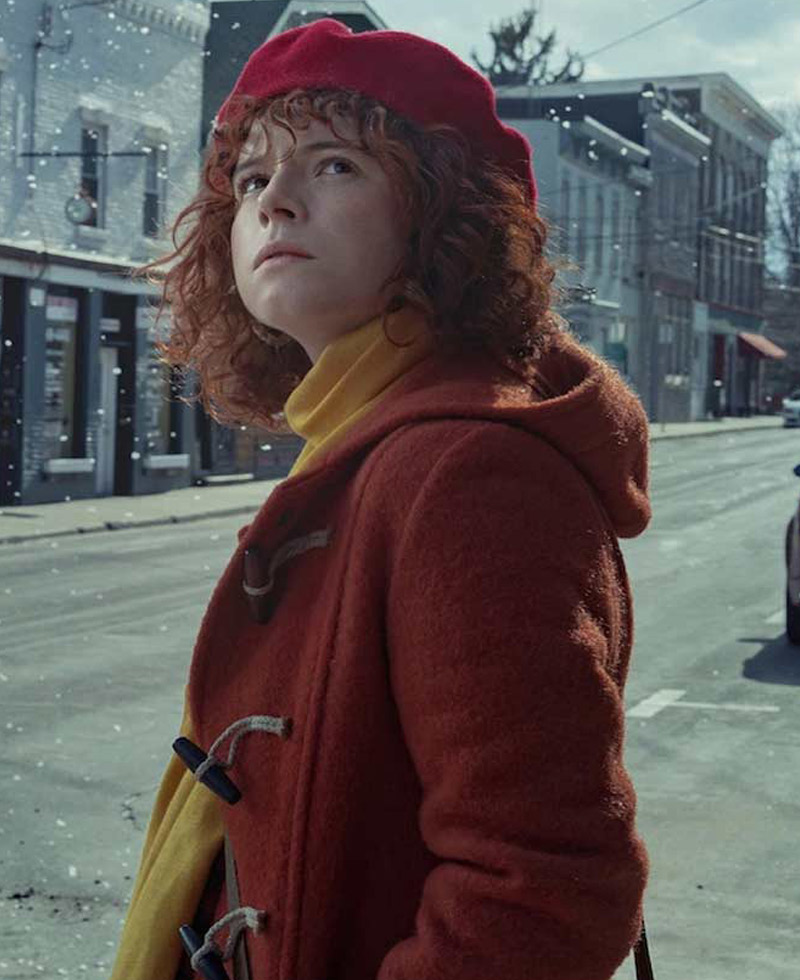 I'm Thinking of Ending Things Jessie Buckley Wool Coat I'm Thinking of Ending Things Jessie Buckley Wool Coat - Image 4