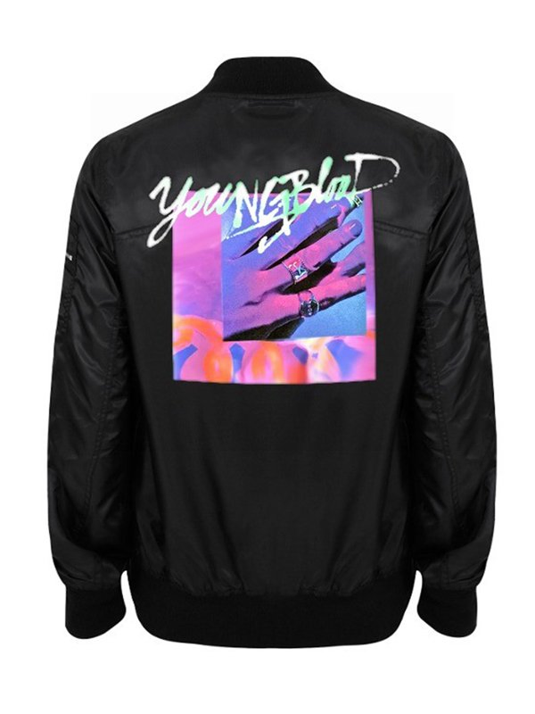 Youngblood 5SOS Michael Clifford Bomber Jacket Youngblood 5SOS Michael Clifford Bomber Jacket - Image 2