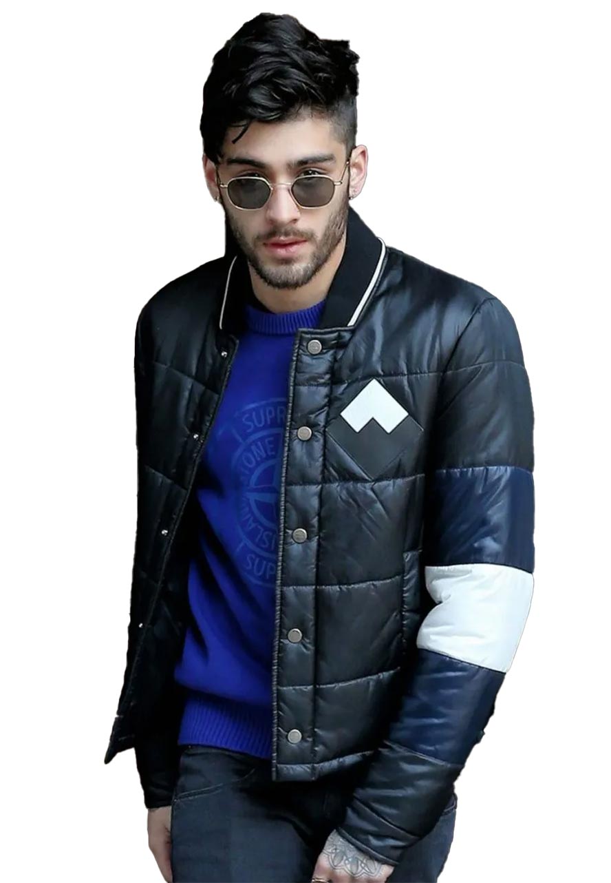 Zayn Malik Puffer Black Jacket Zayn Malik Puffer Black Jacket