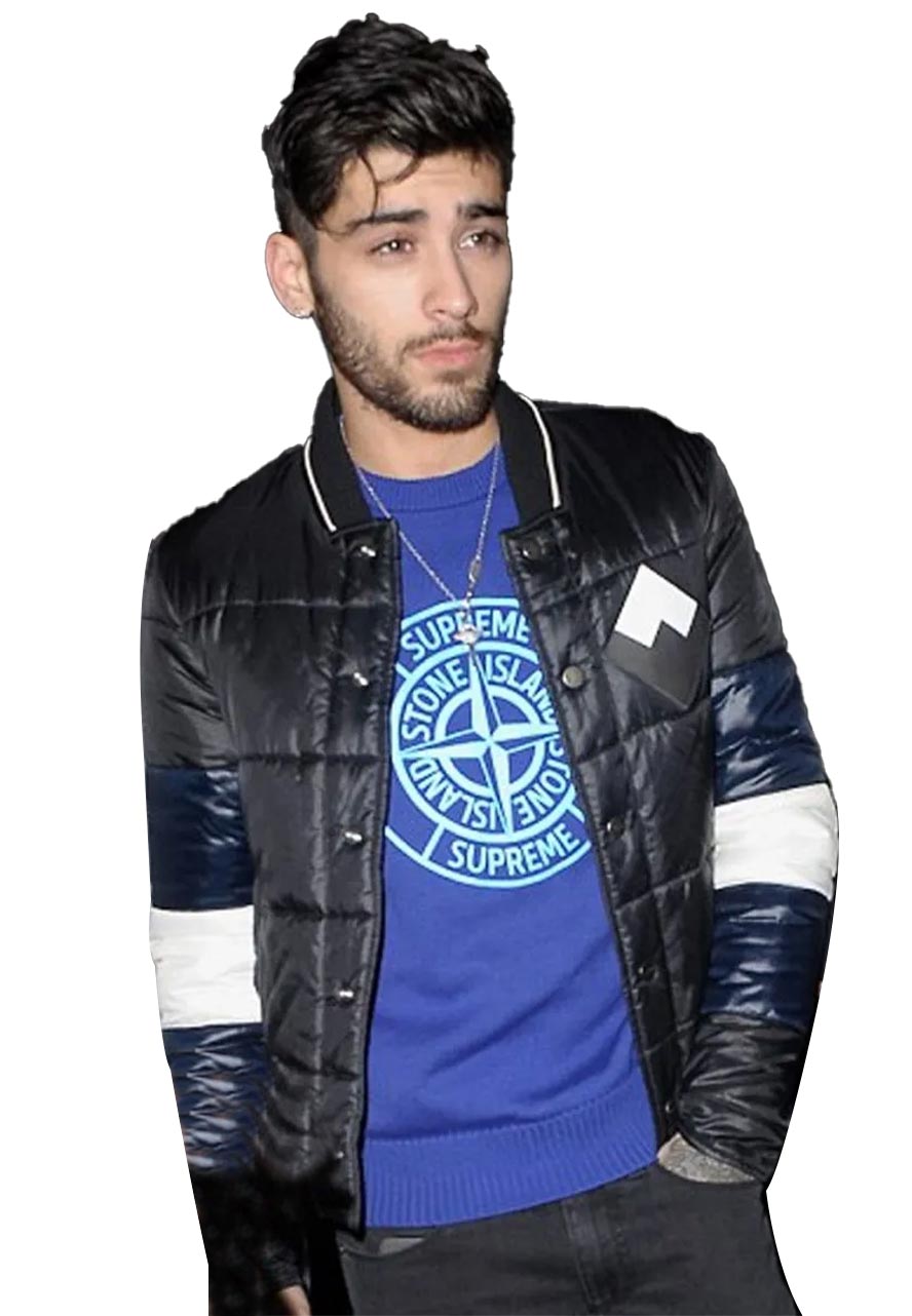 Zayn Malik Puffer Black Jacket Zayn Malik Puffer Black Jacket - Image 3