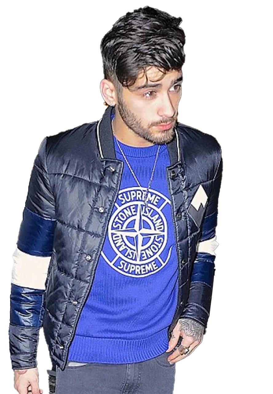 Zayn Malik Puffer Black Jacket Zayn Malik Puffer Black Jacket - Image 4