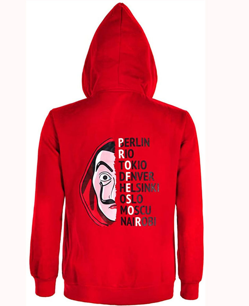 Money Heist La Casa De Papel Hoodie Jacket Money Heist La Casa De Papel Hoodie Jacket - Image 4