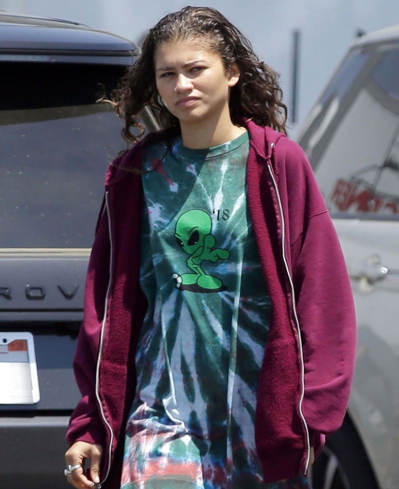 Zendaya Euphoria Fleece Hoodie Zendaya Euphoria Fleece Hoodie - Image 2
