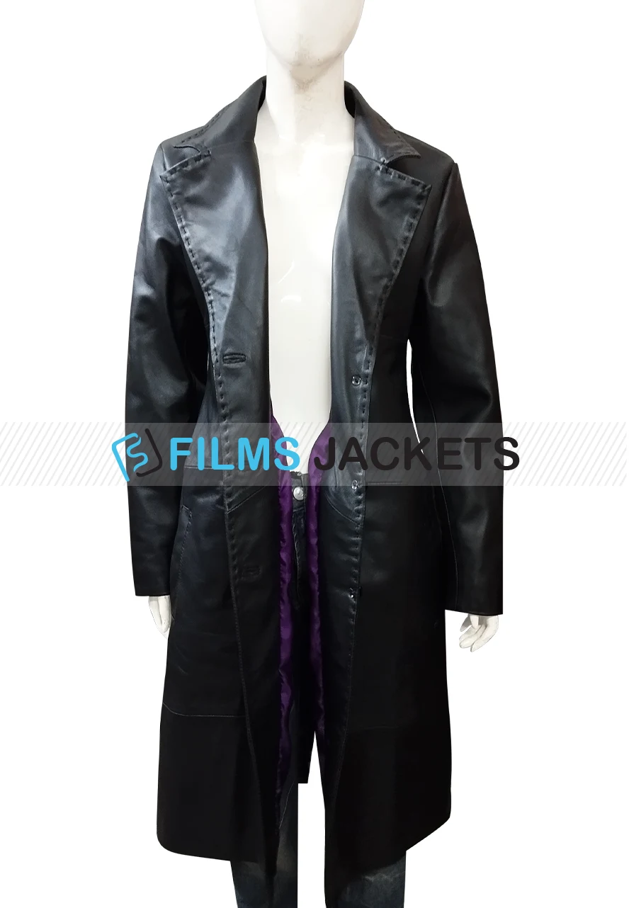 Zoe Kravitz High Fidelity Black Leather Coat Zoe Kravitz High Fidelity Black Leather Coat - Image 6