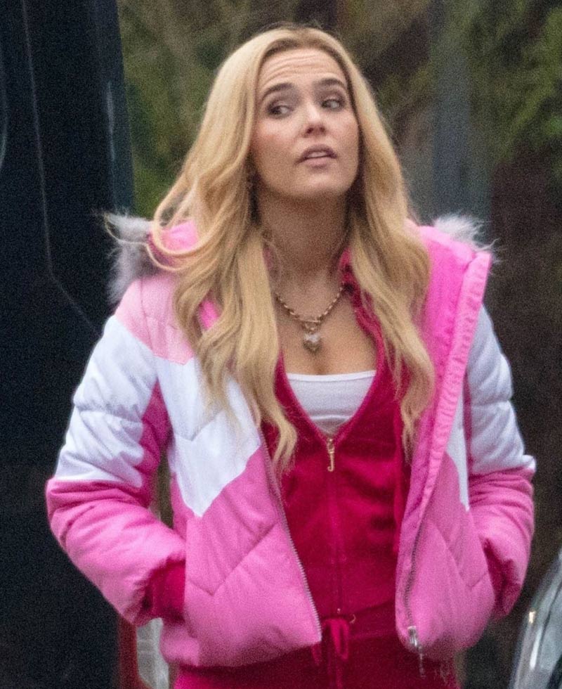 Zoey Deutch Zombieland Double Tap Pink Jacket Zoey Deutch Zombieland Double Tap Pink Jacket