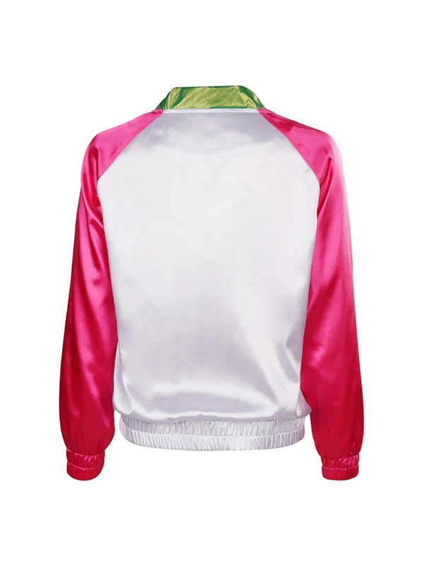 Zombies 3 Addison Bomber Satin Jacket Zombies 3 Addison Bomber Satin Jacket - Image 4